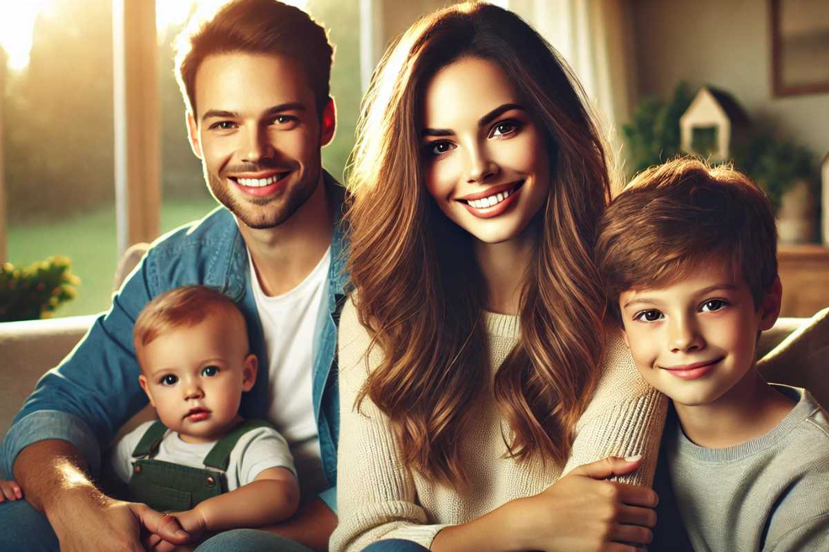 frase para foto em família